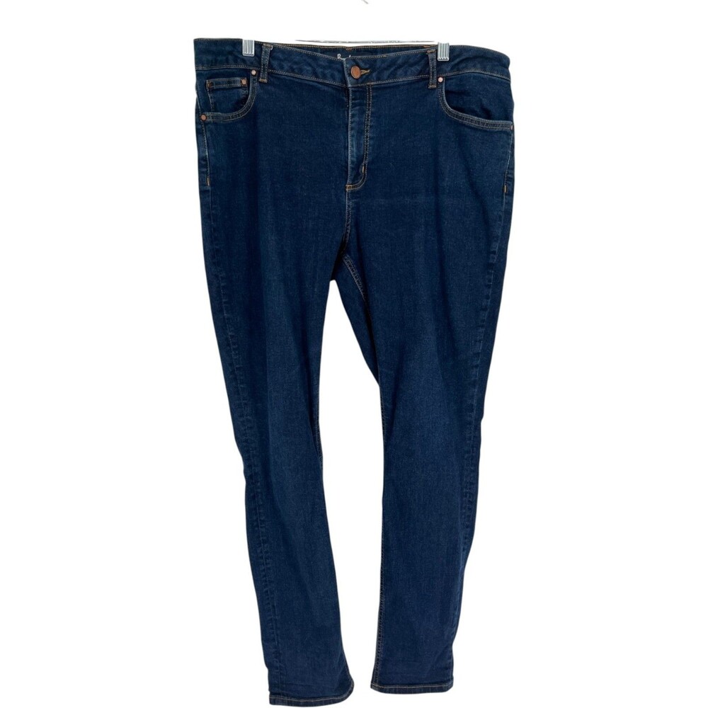 Boden Jeans Women's Size 16 Long The Soho Skinny Dark Wash Denim Blue Casual